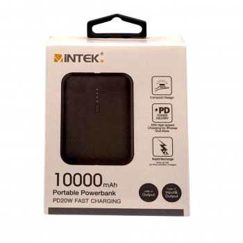 INTEK 10000mAh Portable Powerbank PD20W Fast Charging 